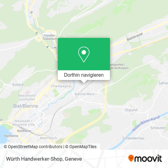 Würth Handwerker-Shop Karte