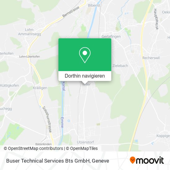 Buser Technical Services Bts GmbH Karte