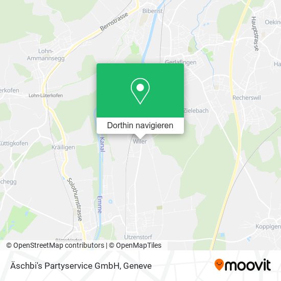 Äschbi's Partyservice GmbH Karte