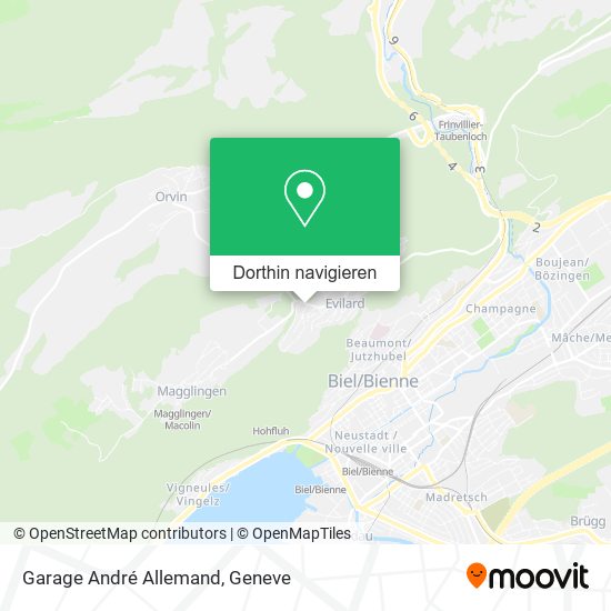 Garage André Allemand Karte