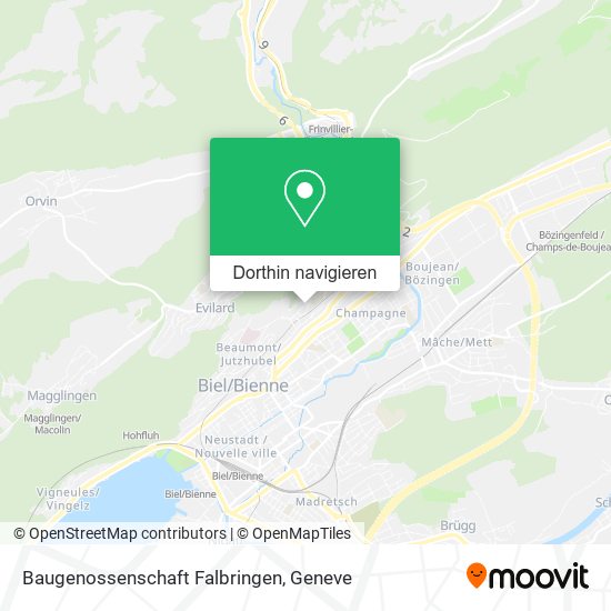 Baugenossenschaft Falbringen Karte
