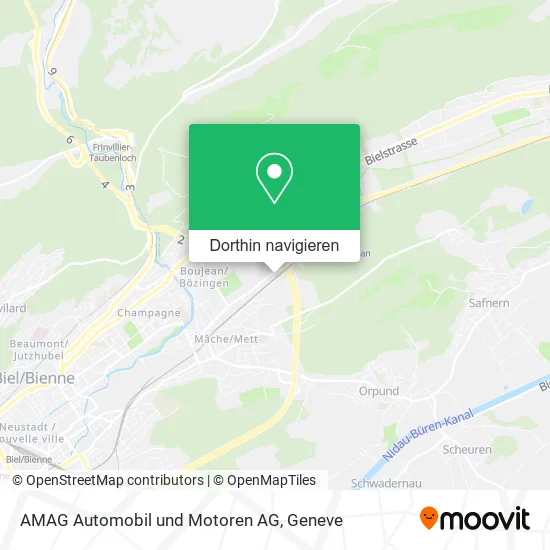 AMAG Automobil und Motoren AG Karte