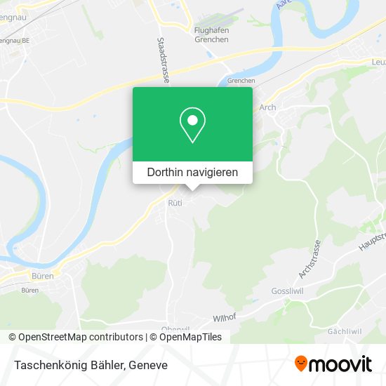 Taschenkönig Bähler Karte