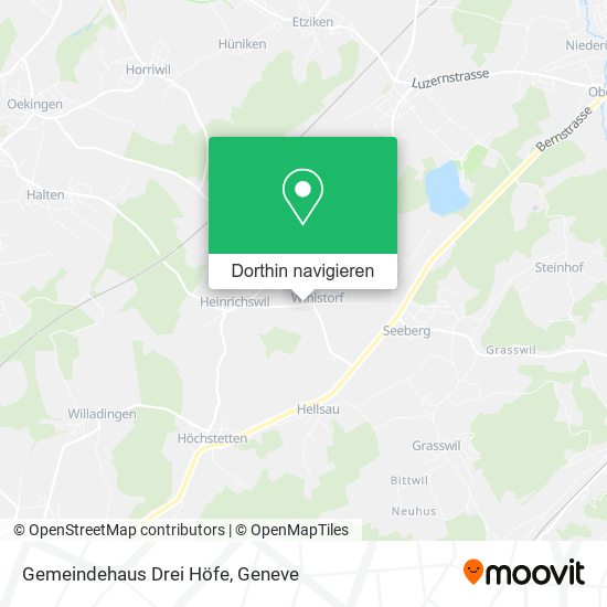 Gemeindehaus Drei Höfe Karte
