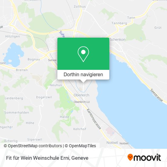 Fit für Wein Weinschule Erni Karte