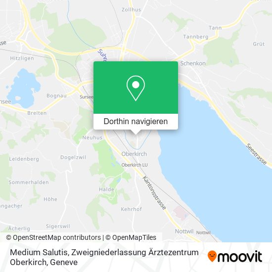 Medium Salutis, Zweigniederlassung Ärztezentrum Oberkirch Karte