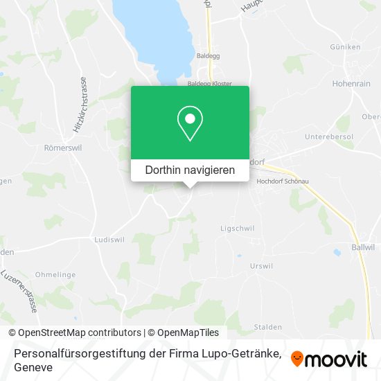Personalfürsorgestiftung der Firma Lupo-Getränke Karte