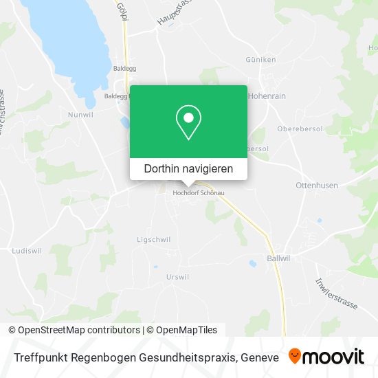 Treffpunkt Regenbogen Gesundheitspraxis Karte