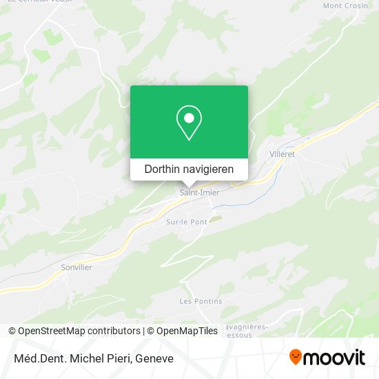 Méd.Dent. Michel Pieri Karte