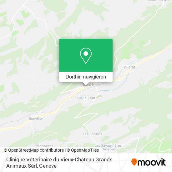 Clinique Vétérinaire du Vieux-Château Grands Animaux Sàrl Karte