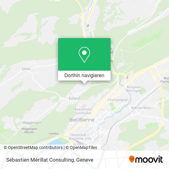 Sébastien Mérillat Consulting Karte