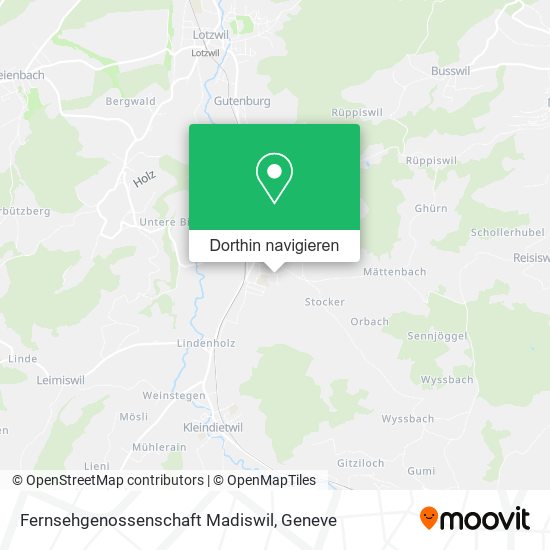 Fernsehgenossenschaft Madiswil Karte