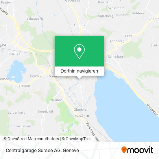 Centralgarage Sursee AG Karte