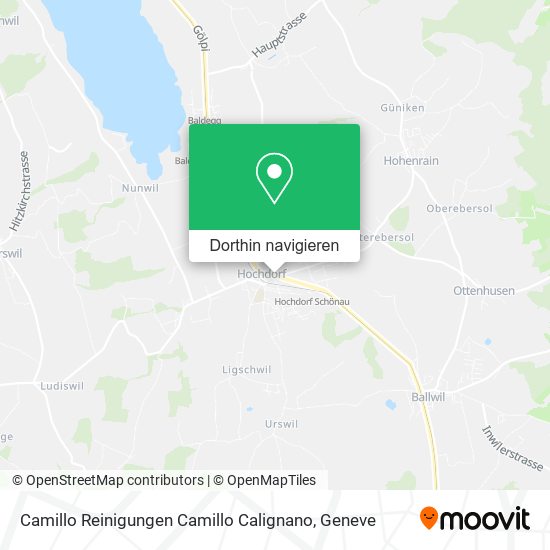 Camillo Reinigungen Camillo Calignano Karte