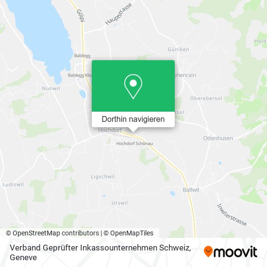 Verband Geprüfter Inkassounternehmen Schweiz Karte