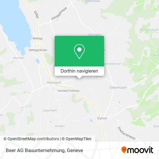Beer AG Bauunternehmung Karte