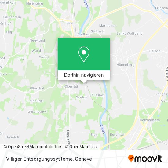 Villiger Entsorgungssysteme Karte