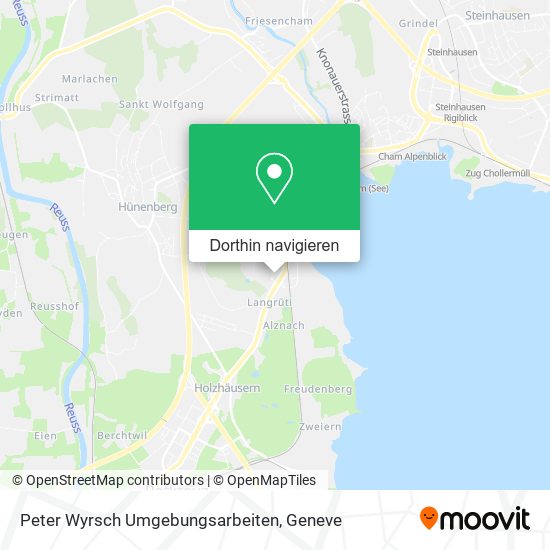 Peter Wyrsch Umgebungsarbeiten Karte