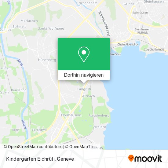 Kindergarten Eichrüti Karte