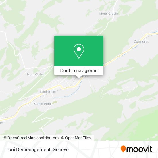 Toni Déménagement Karte