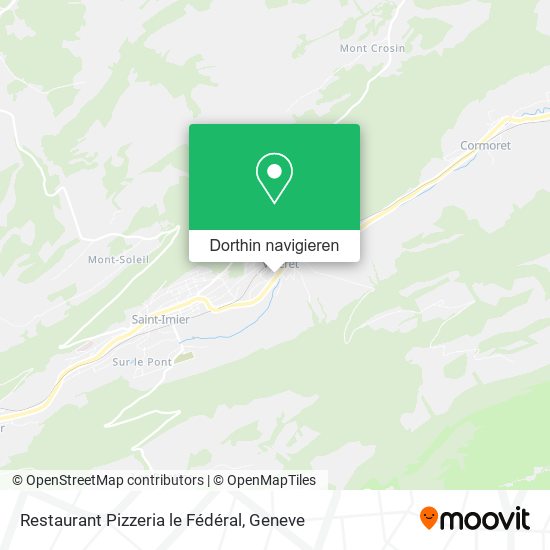 Restaurant Pizzeria le Fédéral Karte
