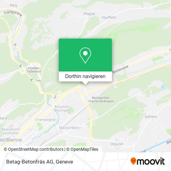 Betag-Betonfräs AG Karte