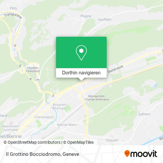 Il Grottino Bocciodromo Karte