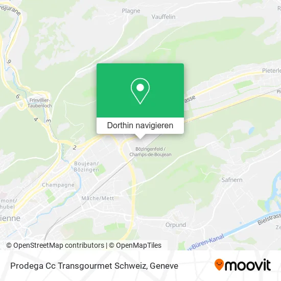 Prodega Cc Transgourmet Schweiz Karte