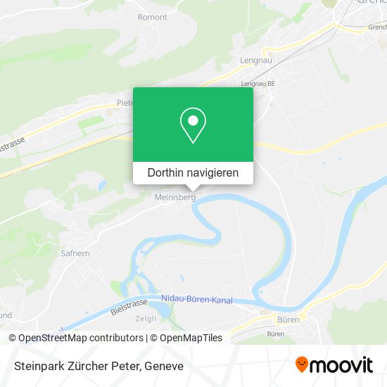 Steinpark Zürcher Peter Karte