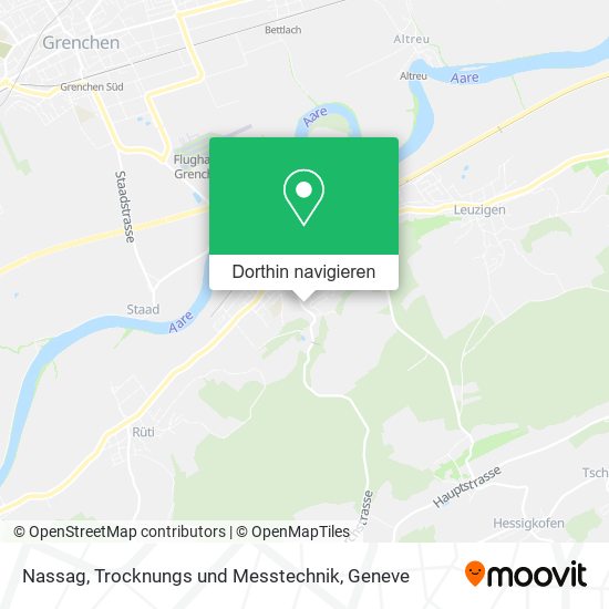 Nassag, Trocknungs und Messtechnik Karte