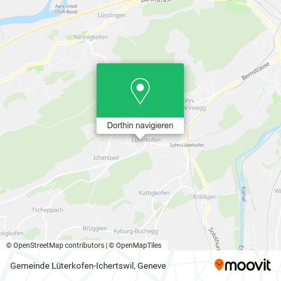 Gemeinde Lüterkofen-Ichertswil Karte