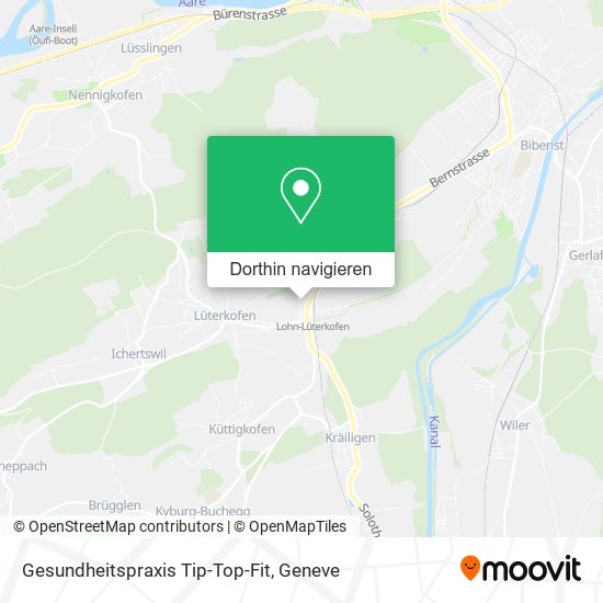Gesundheitspraxis Tip-Top-Fit Karte