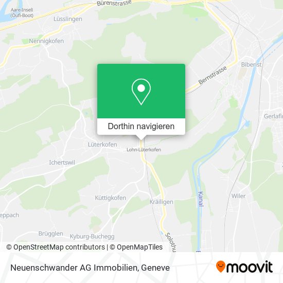 Neuenschwander AG Immobilien Karte