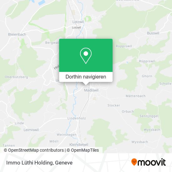 Immo Lüthi Holding Karte