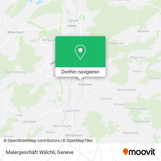 Malergeschäft Wälchli Karte