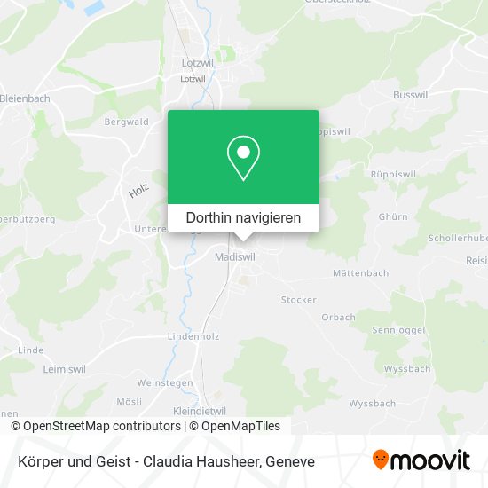 Körper und Geist - Claudia Hausheer Karte