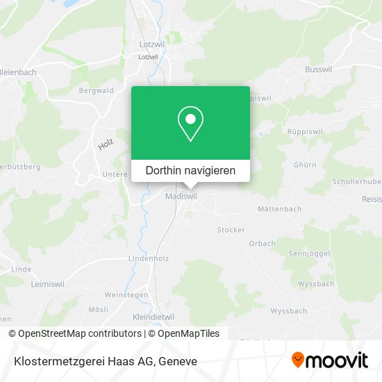 Klostermetzgerei Haas AG Karte