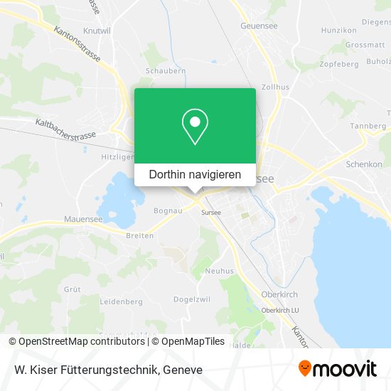 W. Kiser Fütterungstechnik Karte