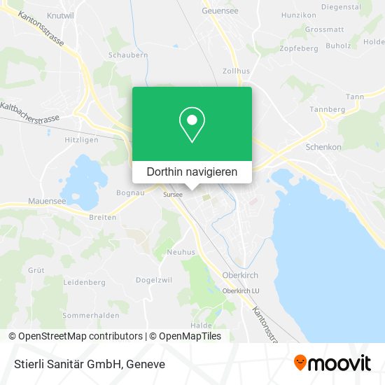 Stierli Sanitär GmbH Karte