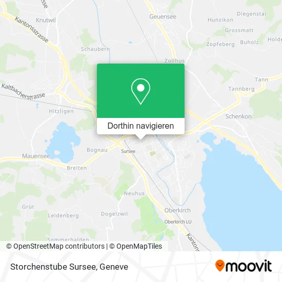Storchenstube Sursee Karte