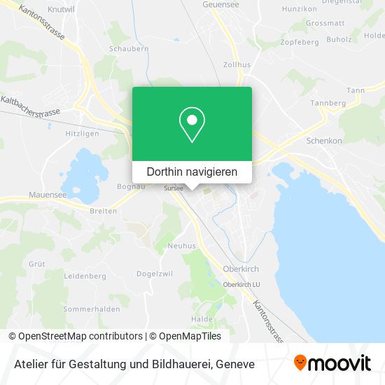 Atelier für Gestaltung und Bildhauerei Karte