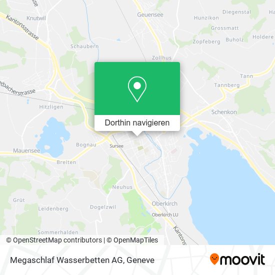 Megaschlaf Wasserbetten AG Karte