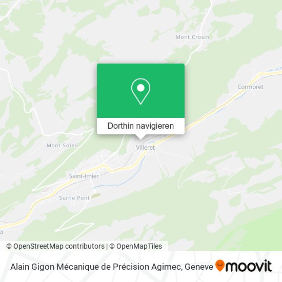 Alain Gigon Mécanique de Précision Agimec Karte