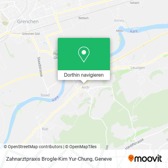 Zahnarztpraxis Brogle-Kim Yur-Chung Karte