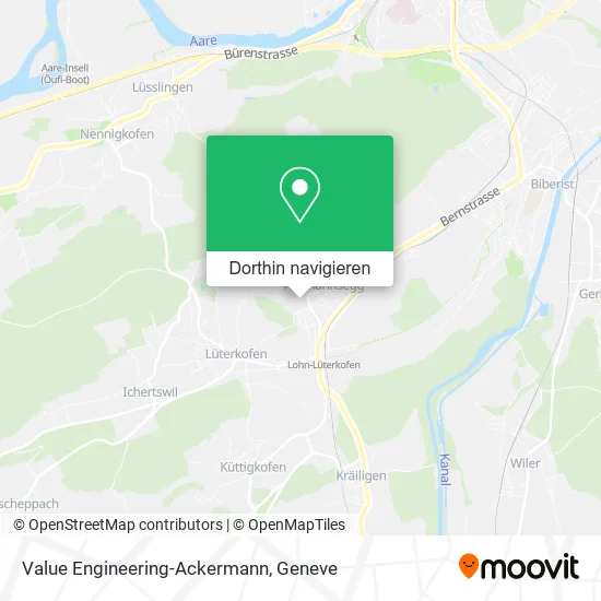 Value Engineering-Ackermann Karte