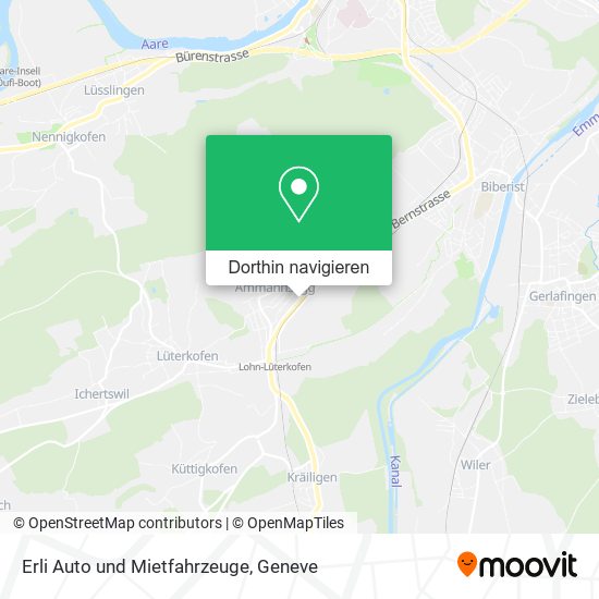 Erli Auto und Mietfahrzeuge Karte