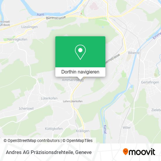 Andres AG Präzisionsdrehteile Karte