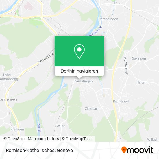 Römisch-Katholisches Karte