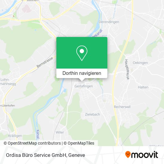 Ordisa Büro Service GmbH Karte