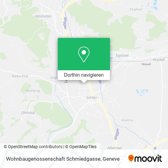 Wohnbaugenossenschaft Schmiedgasse Karte